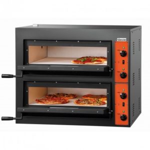 Four à pizza double électrique – 4 + 4 pizzas pro – 8,4 kW