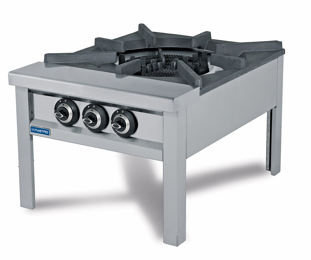Réchaud à terre professionnel à gaz, 1 brûleur 32 kw Réchaud à terre professionnel à gaz, 1 brûleur 32 kw